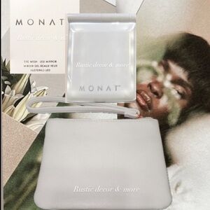 MONAT Led Mirror  & MONAT Wristlet Purse